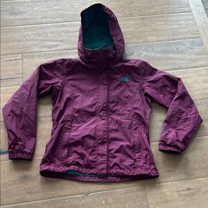 The North Face Women's Burgundy Rain Jacket